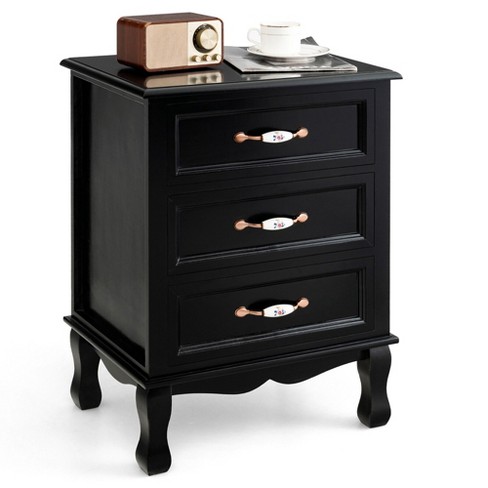 Target 3 deals drawer nightstand