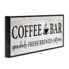 Stupell Industries Coffee Bar Cafe Rustic Sign, 30" x 13" - 3 of 4