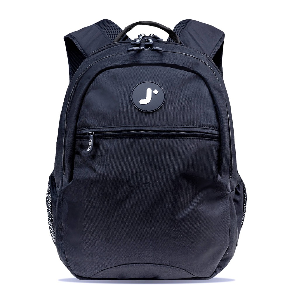 Photos - Backpack J World Cornelia 19" Laptop  - Black: Water Resistant, Ergonomic S