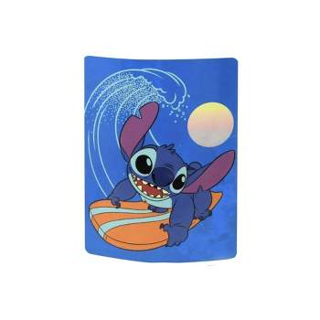 Disney Lilo And Stitch Hangry Stitch Micro Raschel Fleece Throw Blanket ...