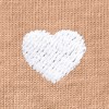 Dalix Mens Lil Heart Midweight Cotton Tee - 2 of 4