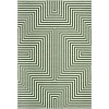 Washable Area Rugs for Living Room Bedroom Modern Geometric Striped Rugs Non-Slip Low Pile Soft Foldable Accent Rug - 4 of 4