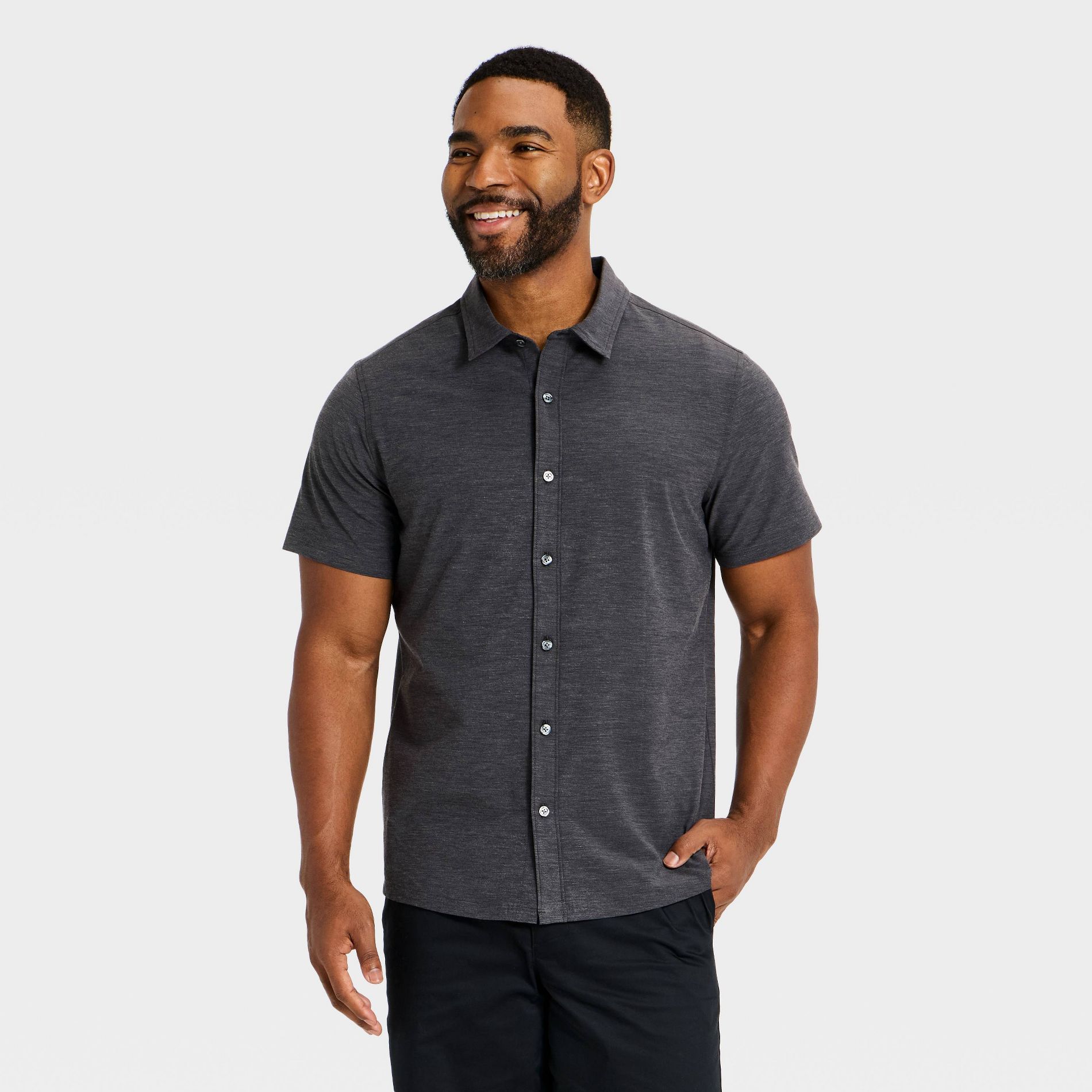 Men's Cooling Travel Button-Up Shirt - All In Motion™