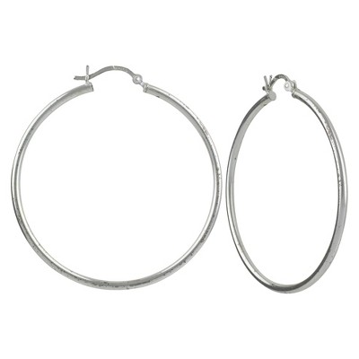 sterling silver hoop earrings