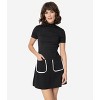 Smak Parlour Womens Mock Turtleneck Wave Maker Mini Dress - 4 of 4