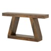 Resenkos Entryway Table, Console Sofa Table,Farmhouse Console Table, 55" Sofa Table with Storage Brown - 3 of 4