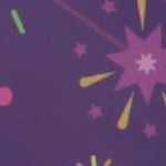 dark purple, colorful