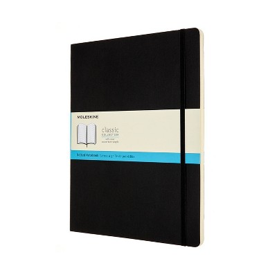 Moleskine Dot Notebook XXL Soft Cover Black: Dotted Journal, 8.5x11", Acid-Free, Elastic Closure, 192 Pages