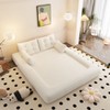 Kumasinova 78.7" Human Dog Sofa Bed,3-in-1 Foldable Teddy Fabric Sleeper Sofa with 4 Pillows,Boneless Couch for Living Room,Guest Bed,Playroom - 2 of 4