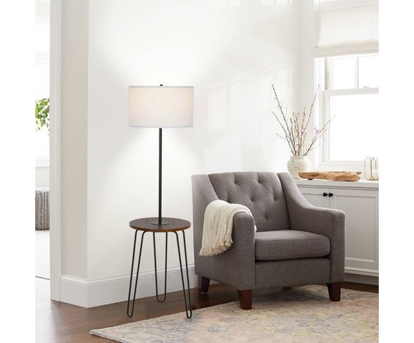 Magazine LED Table Lamp with USB Black (Includes Energy Efficient Light Bulb) - Cresswell Lighting