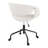 LumiSource Curvo Upholstered 4-Stars Task Chair PU - 3 of 4