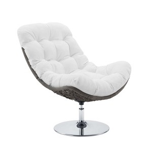 Modway Brighton Wicker Rattan Outdoor Patio Swivel Lounge Chair - 1 of 4