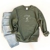 Simply Sage Market Embroidered Utah Sego Flower Sweatshirt - 3 of 4