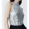 Women's Zion Sequin Tank Top - DELUC - 2 of 4