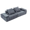 TiramisuBest Modular L-Shaped Modular Sofa Loveseat Deep Seat Foam Sofa Removable Sofa Units for Living Rooms and Apartments, Antique Gray - 3 of 4