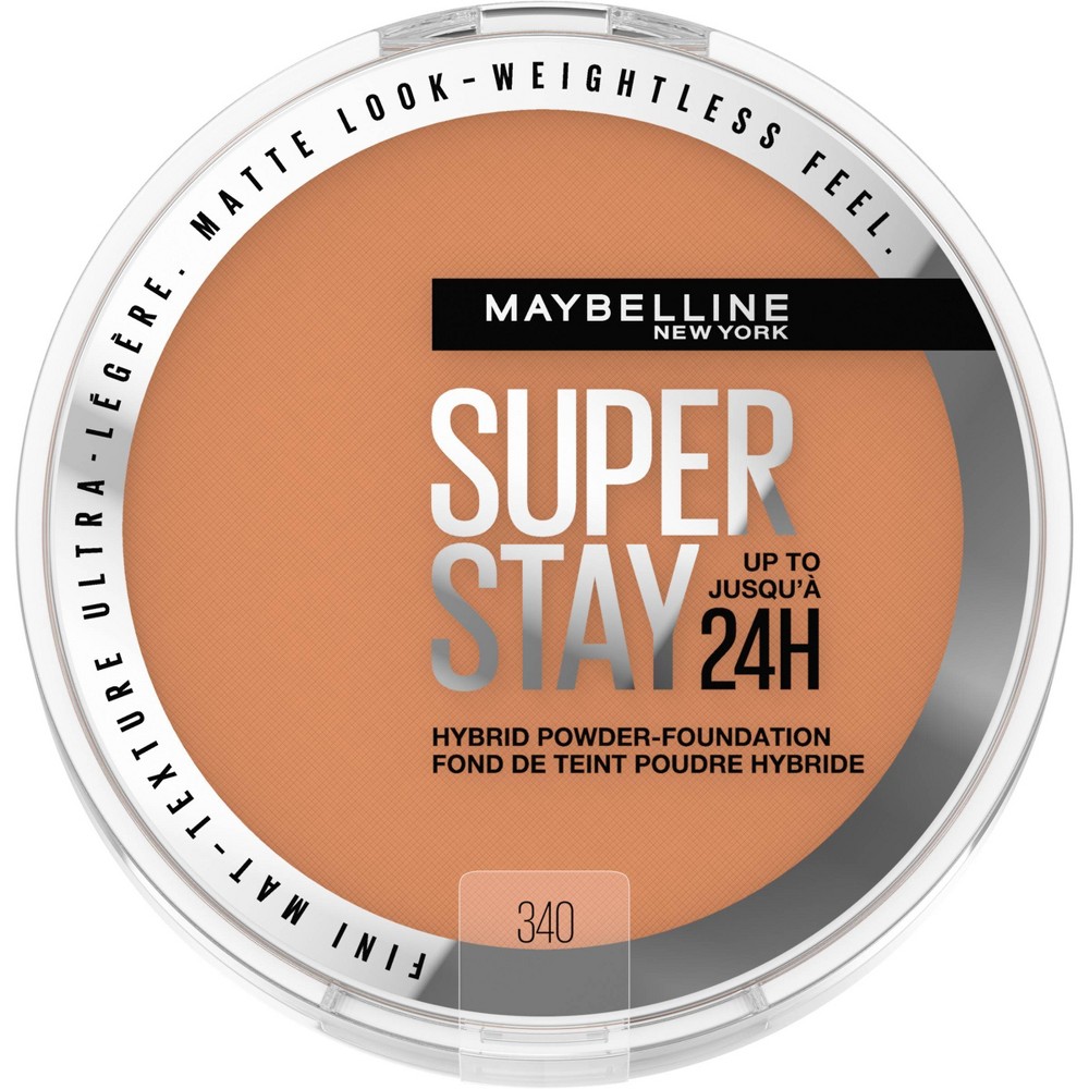 Photos - Other Cosmetics Maybelline MaybellineSuper Stay Matte 24HR Hybrid Pressed Powder Foundation - 340 - 0 