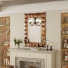 Modern Geometric Framed Rectangular Wall Mirror Bronze Finish Decorative Mirror Home Decor - 3 of 4