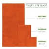 BAGOKIE 100% Turkish Cotton Corduroy Ribbed Bath Towels 6-Piece Set - 3 of 4