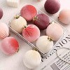 COZONY 12-Piece Shatterproof Fabric Covered Christmas Ball Ornaments - 3 of 4