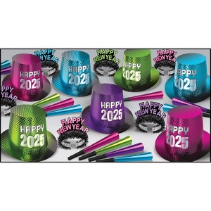 Beistle New Year  2025  Asst for 50 Multicolored - 1 of 3