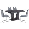 NicBex Dining Table Set for 4 Kitchen Table Faux Marble Table Top and Modern Design MDF Base for Dining Room - 3 of 4