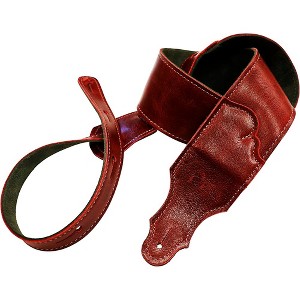 Franklin Strap Jackson Hole Aged Leather Guitar Strap Oxblood 2.5 in. - 1 of 1