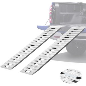 AMERLIFE Aluminum Ramps, Heavy-Duty Loading Ramp with U-Shaped Buckle and Hook Ends - 1 of 4