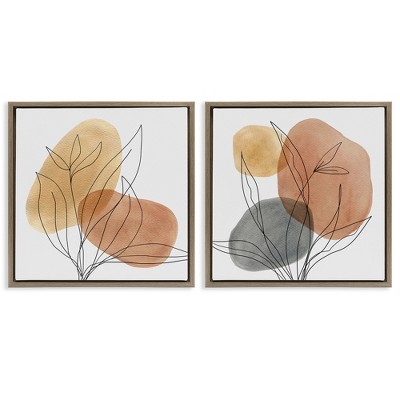 Stupell Industries Simple Neutral Southwestern Botanicals, 18" x 18"
