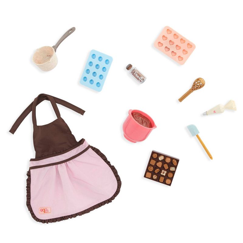 Our Generation Let&#39;s Make Chocolate Baking Accessory Set for 18&#34; Dolls, 1 of 8