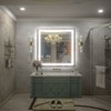Apmir Super Bright Front & Back LED Lighted Anti-Fog Tempered Glass Bathroom/Vanity Mirror with ETL & 3-Year Warranty - 2 of 4