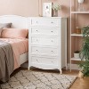 Karl Home 5-Drawer White MDF (Medium-Density Fiberboard) 29.92in. W Chest of Drawer - 3 of 4