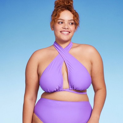 Women's Cross Next Multi-Way Bikini Top - Wild Fable Purple 3X