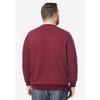 KingSize Men's Big & Tall Fleece Crewneck Sweatshirt - 3 of 4
