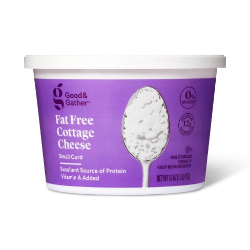 Fat Free Small Curd Cottage Cheese - 16oz - Good & Gather™ : Target