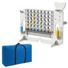 Hrinhom 4-to-Score Giant Game Set with Carrying Mesh Bag,Jumbo 4 in a Row Game,Adjustable Height - 3 of 4