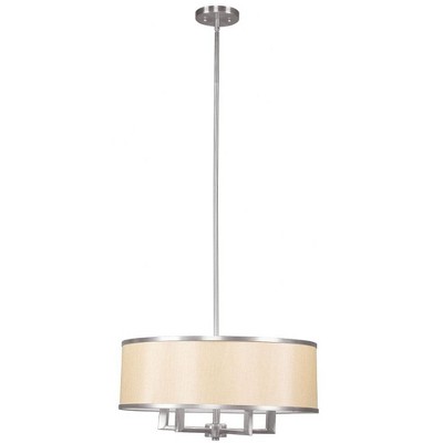 Livex Lighting Park Ridge 4 - Light Chandelier in  Brushed Nickel