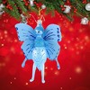 Italian Ornaments 4.5 Inch Lumibug Blue Butterfly Spring Tree Ornaments - 2 of 4