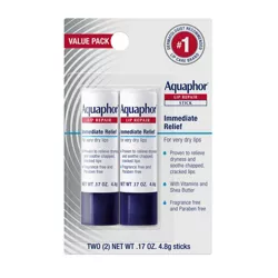 Aquaphor Lip Balm Repair Stick for Chapped Lips - 2pk/.34oz