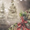 Park Designs Snow Globe Reindeer Napkin Set Of 4 - 3 of 4