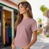 Dalix Womens Lil Peach Jersey Tee - 4 of 4