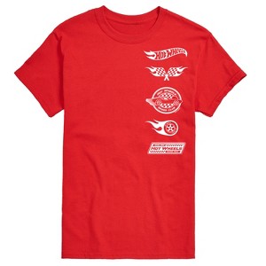Men's - Hot Wheels - Stacked Logo Icons Short Sleeve Graphic T-Shirt - 1 of 4