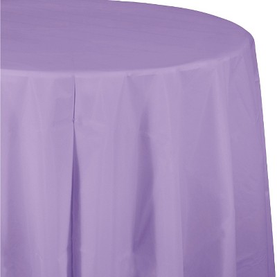 Luscious Lavender Purple Disposable Tablecloth