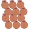 NAYSAYE Party Decoration and Accessories Glass Christmas Ball Ornaments Set of 12 for Christmas Tree Decorations, Brown, 3"*3"*0.07" - 2 of 4