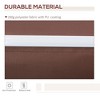 Sapphtopaz 12' x 8' Retractable Awning Manual Patio Awnings Sunshade Shelter 280gsm UV Resistant with Manual Crank Handle Aluminum Frame - 2 of 4