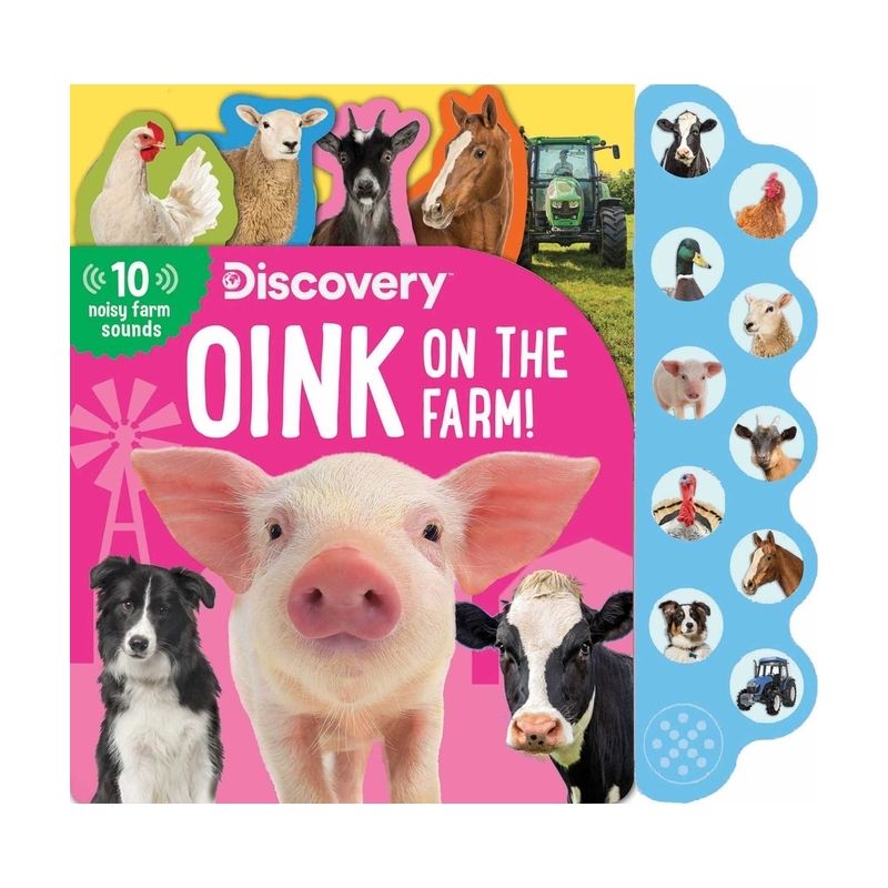 Discovery: Oink on the Farm! - (10-Button Sound Books) by  Thea Feldman (Board Book), 1 of 2