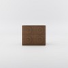 POVISON 1 Pieces Modern Modular Walnut Color Cabinets,Plywood Frame TV Stand, Living Room Cabinets,Bl ack Media Console, Fully-Assembled - 4 of 4