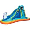 Banzai Inflatable Giant Water Slide - Huge Kids Pool (14'x8') w Built in Sprinkler Wave & Basketball Hoop- Summer Outdoor Surf N Splash Adventure Park - 4 of 4