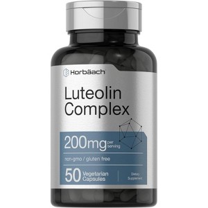 Horbaach Luteolin Complex with Rutin 200mg | 50 Capsules - 1 of 4