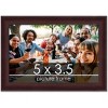 PosterPalooza | Photo Size Linear Brown Picture Frame - UV Acrylic, Foam Board Backing, Hanging Hardware - 2 of 4