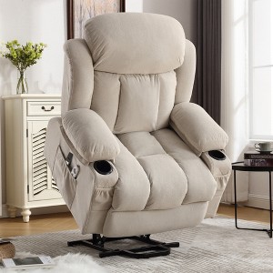 Bigget Indoor Power Lift Recliner Chair with Massage Heated, USB Charge Port, Remote Control for Living Room - 1 of 4
